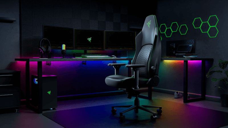 Razer Iskur V2 NewGen (Black Green).png